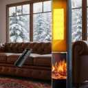 KEGIAN Space Heater Large Room, 32" Electric Heaters for Indoor Use with Thermostat, 120 Oscillation, Remote, 24H Timer, Eco Mode, PTC Ceramic, 25dB Quiet, Portable Tower Heater for Bedroom, Office