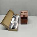 HENCKELS Solution Razor-Sharp 12-pc Knife Set, Chef Knife, Bread Knife, Steak Knife, German Engineered Informed by 100+ Years of Mastery,Walnut