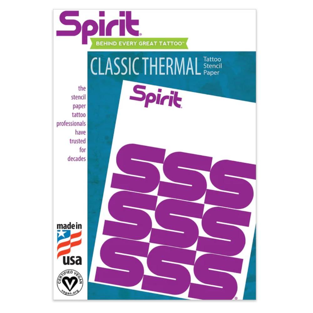 Spirit Classic Thermal Tattoo Transfer Paper 8.5" X 11" - 100 Sheets