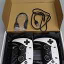 Retro Gaming Console, 20,000+ Retro Game Stick, 4K HD HDMI TV Game Stick, Built-in Classic Video Games 23 Emulators Plug & Play Game Console for TV with 2 Wireless Controllers (Black)