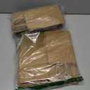 BagDream Gift Bags 100Pcs 5.25x3x8 Small Kraft Paper Gift Bags with Handles Bulk, Brown Paper Sacks for Small Business, Retail, Merchandise, Wedding Birthday Party Favor