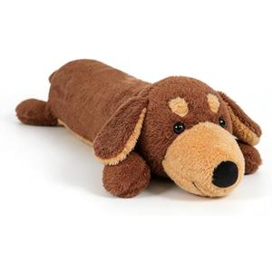 4lbs Weighted Dachshund Dog Stuffed Animal, 24 Inch Dachshund Plush, for Birthday Kids Dachshund Gift Party Decors Birthday Christmas