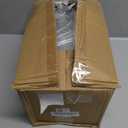 4 Pack Laundry Pods Container, Clear Laundry Room Organization Containers,Large Laundry Detergent Powder Storage Containers Black Wooden Lids & Labels, Acrylic Laundry Pods Holder for Scent Booster