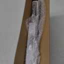 Dorhors 2-Tier Rustic White Corner Bathroom Shelf 