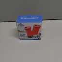 The Original Salt and Pepper Shakers set -Red- Spice Dispenser with Adjustable Pour Holes - Stainless Steel & Glass Set of 2 Bottles