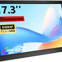 17.3inch Portable Monitor for Laptop FHD 1920x1080P 60HZ with Speaker HDMI USB-C Extent PC Monitor Compatible with Computer Xbox Switch mini PC PS4/5 Mac