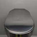 simplehuman 45 Liter / 12 Gallon Slim Hands-Free Kitchen Step Trash Can, Brushed Stainless Steel
