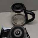 Chefman 1.7-Liter Electric Tea Kettle w/ Borosilicate Glass and Automatic Shutoff - Black