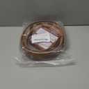 Vinyl Door Threshold Flooring Transition Strip Self Adhesive Carpet Edging Strip for Laminate Doorway Edge Threshold from 1/5" to 2/5" (Light Brown Wood Grain, 3.3 Ft)