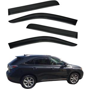 4Pcs Window Visors Vent Deflectors for Lexus RX350 RX450h 2010-2015 Tape-on Rain Guards Shade