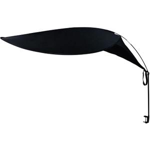 65" Office Cubicle Desk Shade, Designed For Light Sensitive Workers, Idea For Office Cubicles And Desk Canopy, Block Overhead Light Blackpatent Is On The Way