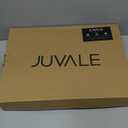 Juvale Bamboo Silverware Organizer for Drawer, Kitchen, 6 Slot Utensil Tray (Black, 17 x 11.75 x 1.75 In)