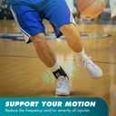 Med Spec ASO Ankle Stabilizer  Ankle Brace for Sprained Ankle and Peroneal Tendonitis, Orthopedic Ankle Support for Men, Women, Adults, Teens and Kids, Sports Injury Recovery (Black)