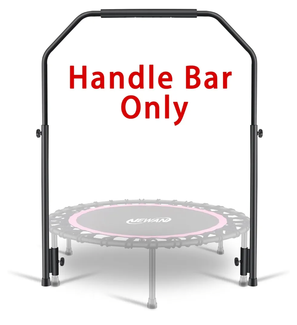 Newan Rebounder Handle Bar Accessory for 40" Round Fitness Trampolines, Cushy Foam Handles,Only Applicable to The Foot Tube Between 2.5CM/0.98IN Diameter (Trampoline Not Included)