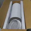 YJHome Portable AC Window Vent Kit with 5.9" Exhaust Hose & Universal Coupler, Air Conditioner Window Seal Kit with Plates, Upgraded Rain Cover, Portable Air Conditioner Window Kit for Sliding Window