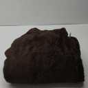  Luxury Soft Faux Fur Mink Fleece Throw Chocolate, Medium  4ft×5ft