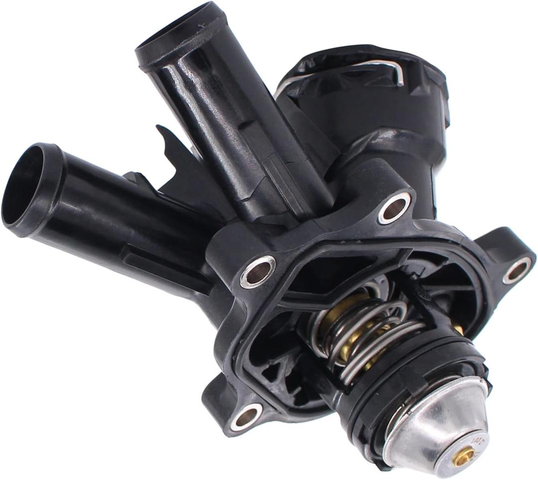MOTOKU Engine Coolant Thermostat Assembly w/housing Gasket for Mercedes-Benz C250 SLK250 2012-2015