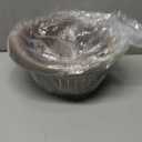 Mueller European Made Colander/Strainer, Heavy Duty Deep for Draining Pasta, Lettuce, Vegetables and Fruit, Dishwasher Safe, Mocca