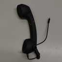 Retro Phone Handset for iPhone & Android,2026 New Cell Phone Receiver with Microphone & Speaker,Classic Vintage Old School Telephone Receiver for Mobile Phones,90s Style Prop for Photos (Black)