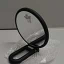 Magnifying Handheld Mirror Double Sided, 1X 15X Magnification Hand Mirrors, Travel Folding Hand Held Mirror, 360Rotation Pedestal Makeup Vanity Mirror