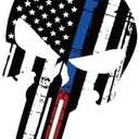 American Flag Decal, Truck Tailgate Vinyl Decal Stickers, Rear Graphic Car Sticker, Removable Waterproof Sticker, Universal for Vehicles, Trucks, RVs and More (Black)