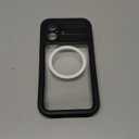 Lanhiem Magnetic for iPhone 17 Case, IP68 Waterproof Dustproof Case, [Compatible with Magsafe] [Built-in Screen Protector] Full Body Heavy Duty Rugged Phone Cover 6.3 inch, Black/Clear