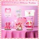 12 Pcs Valentine's Day Wood Place Card Holders Valentine's Day Decorations for Table, Photo Holders Sign Messages Cards Stand Display for Wedding Valentines Day Party Table Decor
