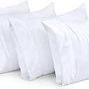 Utopia Bedding Queen Pillow Cases - 4 Pack - Envelope Closure - Soft Brushed Microfiber Fabric - Shrinkage and Fade Resistant Pillow Covers Queen Size 20 X 30 Inches (Queen, White)