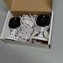 2K Cameras for Home Security-Outdoor/Indoor Camera for Dog/Cat/Pet/Nanny/Baby/Elderly, Color Night Vision, White Light, Siren, 24/7 SD Recordings, Works with Alexa, Plug in (C1-White-2pack-2.4G)