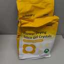 wisedry 10 LBS Silica Gel Flower Drying Crystals, 2 Packs of 5 LBS, Fine Crystals < 1mm, Color Indicating, Reusable