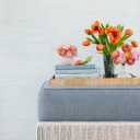 NuWallpaper x Social Social Whisper Blue Classic Faux Grasscloth Peel & Stick Wallpaper