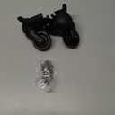 Luggage Wheels Replacement Wheel for Luggage Suitcase Repair 360 Rotating Suitcase Replacement Wheels with 4 Mounting Holes