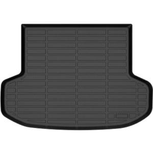 Binmotor-All Weather Cargo Liners for Nissan Versa 2020-2024 2025, Custom Fit Car Trunk Mat for Versa, Waterproof Easy to Clean Cargo Mat Automotive for Versa Accessories-Black