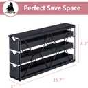 FlagShip 3-Tier Nespresso Pod Holder & Vertuo Coffee Capsule Organizer - Black Metal Space-Saving Storage Holds 30+ Pods Fits All Size Vertuo Pod