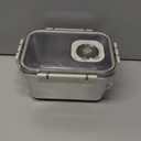 Bread Box for Homemade Bread, Time Recording Bread Storage Container with Lid, Airtight Fresh Bread Holder bin For Kitchen Countertop, Dishwasher Safe, 7.3x4.9x4.3 Inch