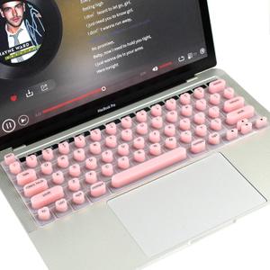 Keyboard Cover for Long Nails, Acrylic Gel Nails - Silicone Keyboard Protector Skin with Raised Keys for Typing and Gaming, Compatible with MacBook Pro/Air 13"/14"/15"/16" 2020-2025 (Pink)