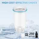 Water Filter Replacement for ZERO Filters Pitchers and Dispensers, 4 Pack Water Filters Replacement ZR-001 ZR-017 ZR-004 ZP010, 5-Multi-Stage Filter System Reduce Lead, Chromium,TDS by APPLIANCEMENTS