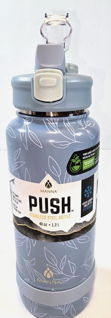 Manna Push Stainless Steel Bottle 40oz