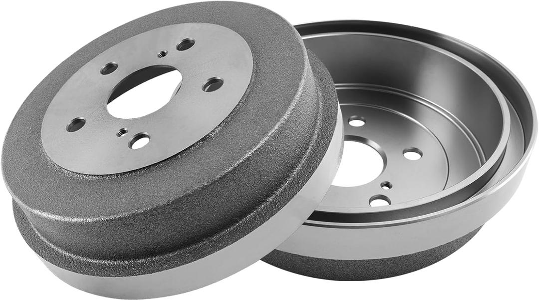 Rear Left & Right Disc Brake Drums Set Compatible with 1992-2001 Camry | & 1999-2001 Solara 2.2L L4 3.0L V6, Replace# BD3534 4243106010 4243133020