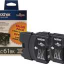 Brother LC61BK 2 Pack Black -Ink Cartridges