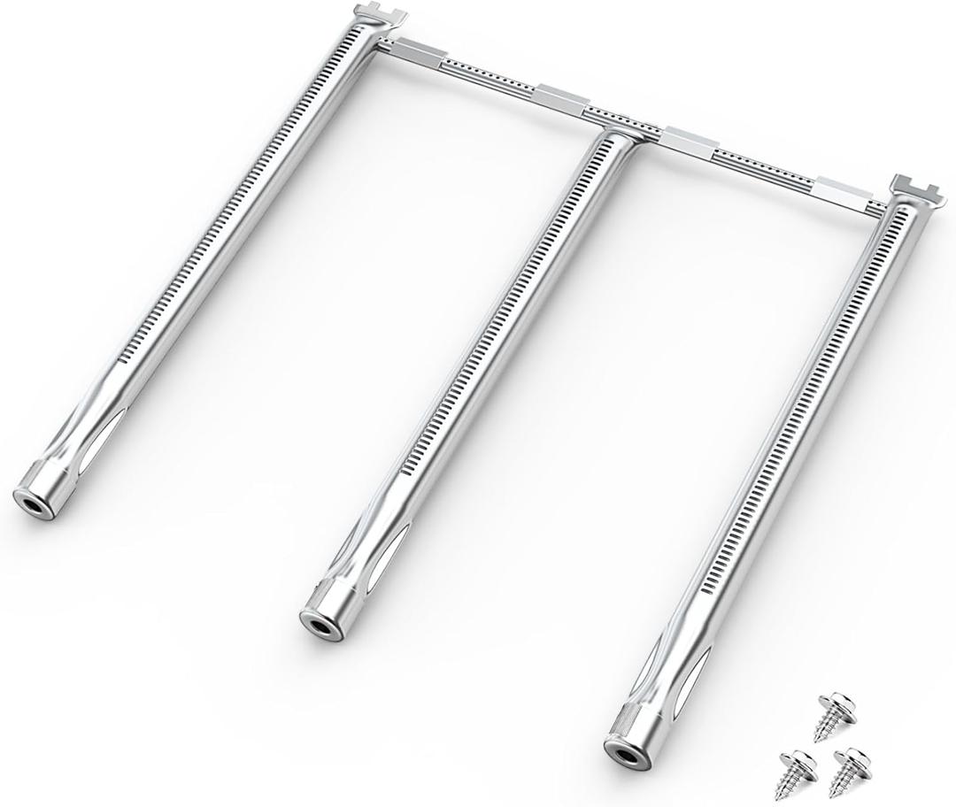 69787 Grill Burner Replacement for Weber Spirit 300, GS4 Grill Parts for Spirit 3 Burner Grills, Spirit E/S-310 E/S-330 (2013 and Newer), 18 Inch SUS304 Grill Burner for Weber Spirit II E-310