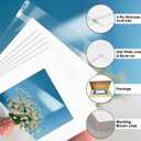 Golden State Art, Pack of 5 White Pre-Cut 16x20 Picture Mat for 11x14 Photo with White Core Bevel Cut Mattes Sets. Includes 5 High Premier Acid Free Mats & 5 Backing Board & 5 Clear Bags, 5 Kit