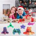 2025 Mini 3D Printed Animals Christmas Advent Calendar, 24 piece articulated flexible figurine toy Set, Birthday gifts for boys and girls, party gifts