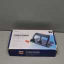 Officemate 3-Hole Punch, Medium Duty, 30-Sheet Capacity, Ergonomic Handles, Adjustable Paper Guide, Durable Metal Base, Black