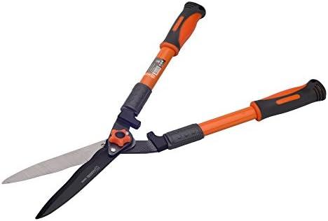 25" Hedge Shears – Heavy Duty Carbon Steel Blade, Teflon Coated, Heat-Treated, Rubber Handle – Garden Shears & Hedge Clippers for Trimming Bushes and Borders