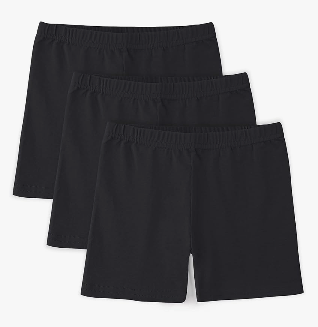 Girls Bike Shorts Cartwheel Dance Shorts for Kids Under Dress 3 Pack. 130 cm. 6-7 Years
