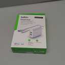 Belkin 24W Dual Port USB Wall Charger - Lightning Cable Included - iPhone Charger Fast Charging - USB Charger Block for Power Bank, iPhone 14, iPhone 13, iPhone 12, iPhone 11, iPad Pro, Samsung & more