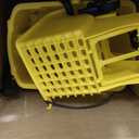 35Qt Commercial Mop Bucket with Side Wringer,Including 1* Commercial Loop-end Mop and 1* Mop Head Replacement