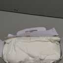 TEXAS LINEN CO. 100% Organic Cotton Sheets Twin Size - 3 PC Organic Cotton Percale Sheets Twin Set (White), Soft, Cooling Breatable Bedsheets, 16" Deep Pocket Hotel Bedding - GOTS Certified