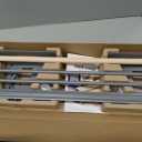 DIY Crew 24 Inch Paper Roll Dispenser and Cutter - Heavy-Duty Wall Mountable, Non Slip Tabletop - Kraft, Freezer, Butcher Paper - Up to 1000ft Rolls